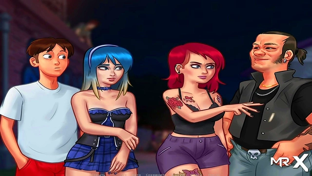 Summertime Saga Anime Sex – Cartoon Couple Enjoy Wild Gameplay Creampie Fun