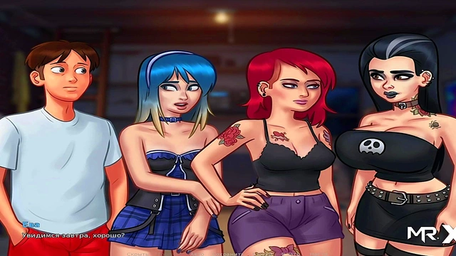 Summertime Saga Anime Sex – Cartoon Couple Enjoy Wild Gameplay Creampie Fun