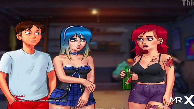 Summertime Saga Anime Sex – Cartoon Couple Enjoy Wild Gameplay Creampie Fun