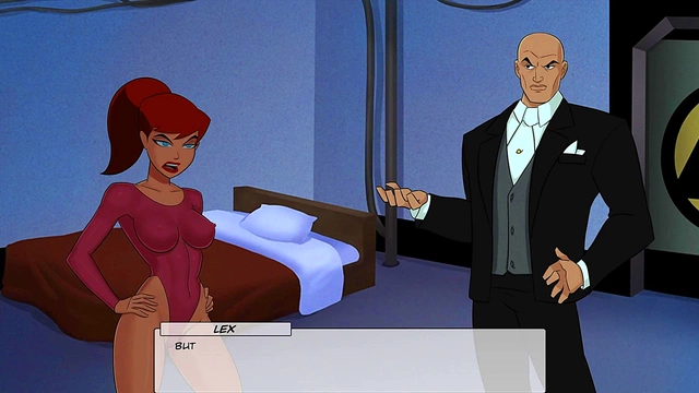 Sexy College Batwoman Seduces Lex Luthor for Big Dick Anal & Facial Cumshot