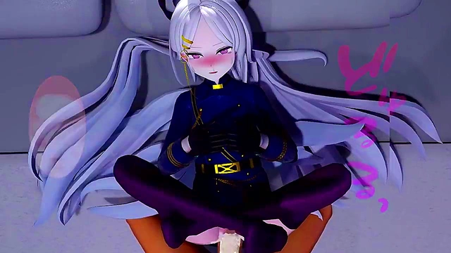 Horny Nemea Game Babe Gets Her Massive Tits Played With By Anime Guys