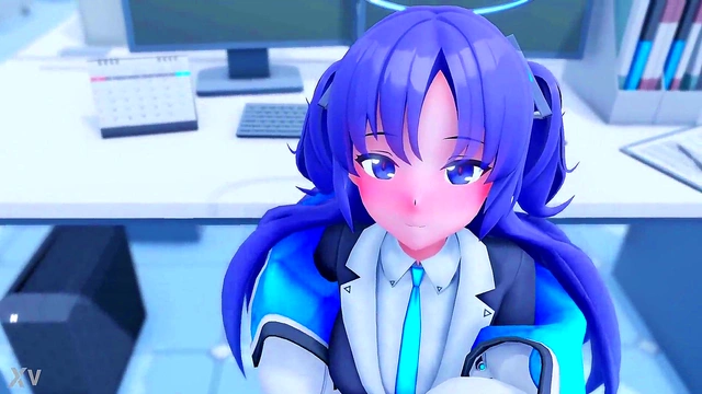 Schoolgirl's Secret Life Blowjob & Anal Action at Her First Job Performance