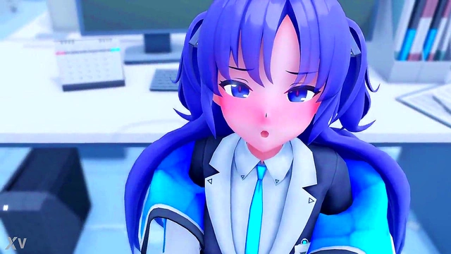 Schoolgirl's Secret Life Blowjob & Anal Action at Her First Job Performance