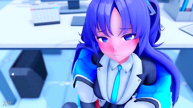 Schoolgirl's Secret Life Blowjob & Anal Action at Her First Job Performance