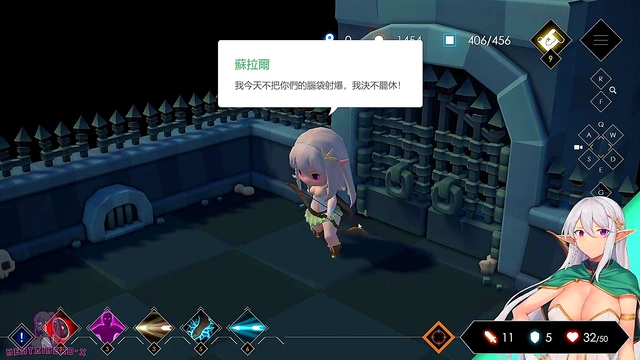 Konosubas Demon-Girl Aqua Fucks Big-Cock in Sexy Outfits for Giant-Tit Orgasmic Fun