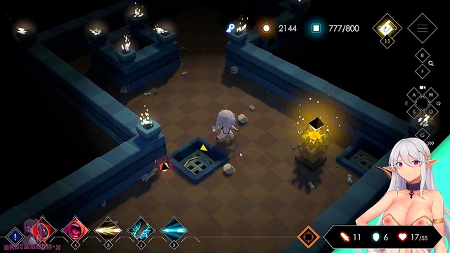 Konosubas Demon-Girl Aqua Fucks Big-Cock in Sexy Outfits for Giant-Tit Orgasmic Fun