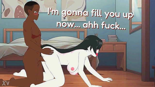 Sekhmet Anime Sex Adventure Hot Goddess Tempts Man for Intense Orgasms