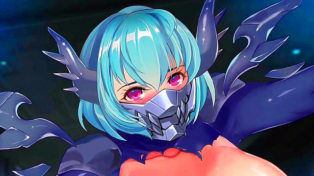 Frenzie V-Tuber Anime Lesbians Engage Big Boobed Sex Fantasies Together