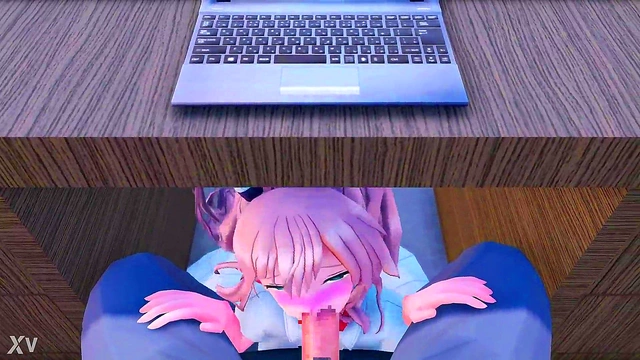 Cute Anime Babe Nino Nakano Gets Fucked Hard for Orgasmic Help in Class