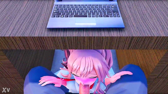 Cute Anime Babe Nino Nakano Gets Fucked Hard for Orgasmic Help in Class