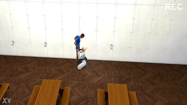 Blonde Babe Gets Fucked by Stranger's Big Dick for Anal CreamPie in Hot 3D Scene