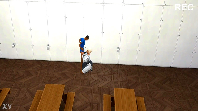 Blonde Babe Gets Fucked by Stranger's Big Dick for Anal CreamPie in Hot 3D Scene