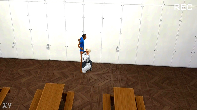 Blonde Babe Gets Fucked by Stranger's Big Dick for Anal CreamPie in Hot 3D Scene