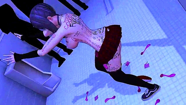 Horny 3D Anime Babe Sucks Dick Hard for Orgasmic Climax in Evergreen Harbor Game Scene