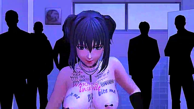 Horny 3D Anime Babe Sucks Dick Hard for Orgasmic Climax in Evergreen Harbor Game Scene
