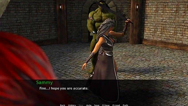 Sexy Nei or Rides Big Dick 3D Anime Style for Massive Cum Inside Her Pussy