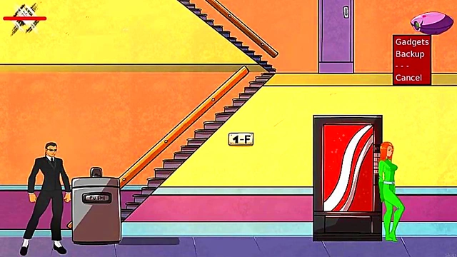 Muscular Anime Babe Sucks Cock Post-Gym for Hot 3D Blowjob Feast