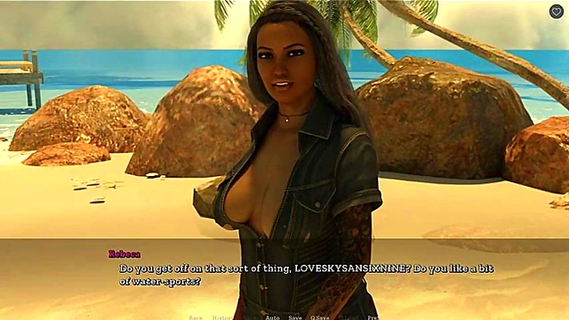 Seductive Step-Sister Satisfies Him With Anime Sex Scenes & Naughty Gameplay Desire