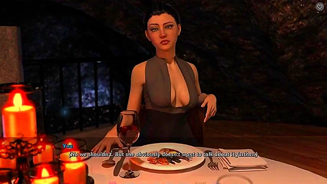 Seductive Step-Sister Satisfies Him With Anime Sex Scenes & Naughty Gameplay Desire