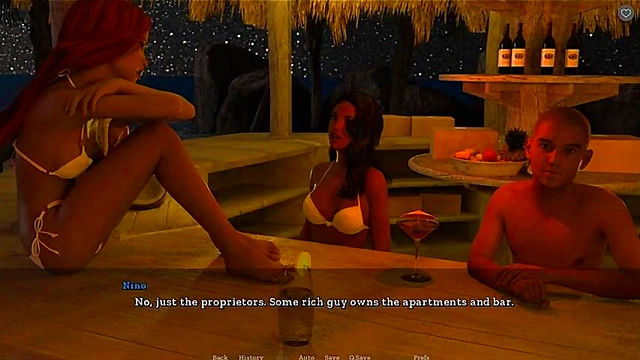 Seductive Step-Sister Satisfies Him With Anime Sex Scenes & Naughty Gameplay Desire