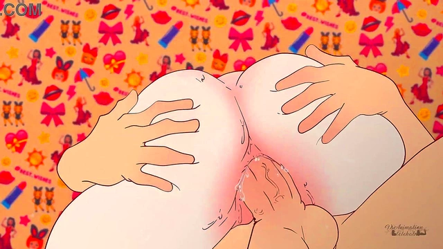 Big-Ass Anime Babe Gets Fucked Hard & Cums Loudly While Music Plays