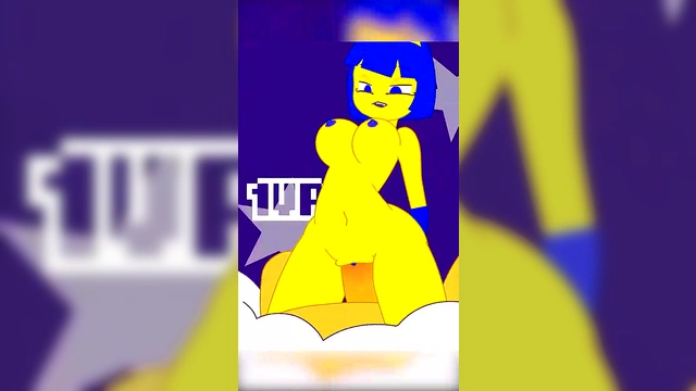 Seductive Step-Sister Anime Game Play Satisfies His Every Craving With Cocksucking