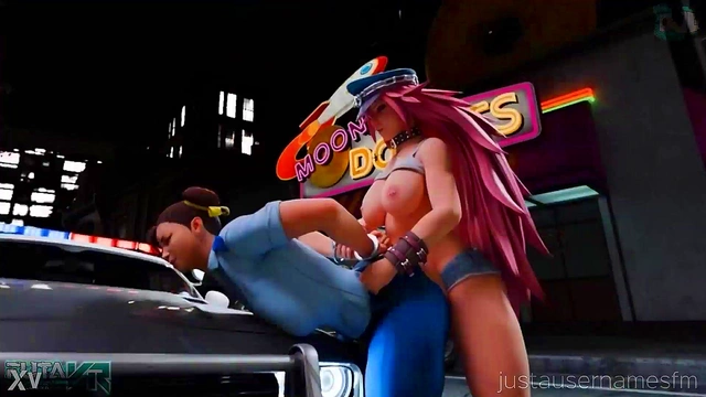 BW Anime Chick Gets Her Big Boobs Squeezed By Dragonball Hero In Bed