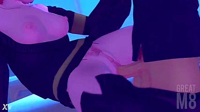 Giant Tits MILF Gets Hardcore Anal From Monster Dick While Blowing Another Guy Off