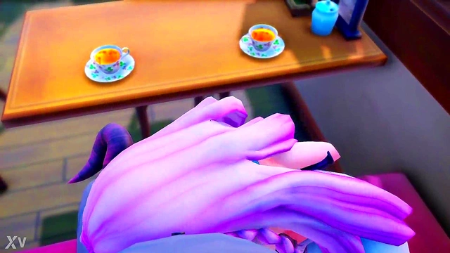 Seductive Anime Archon Gives Head for Rough 3D Oral Sex Scene