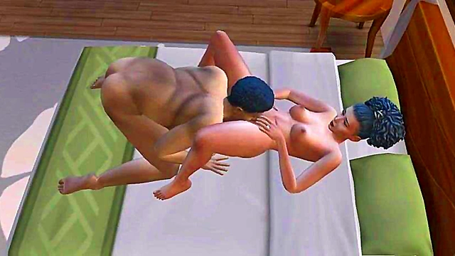 Blonde Anime Babe Gets Hot Massage Then Rides Dick For Sweet Climax Scene