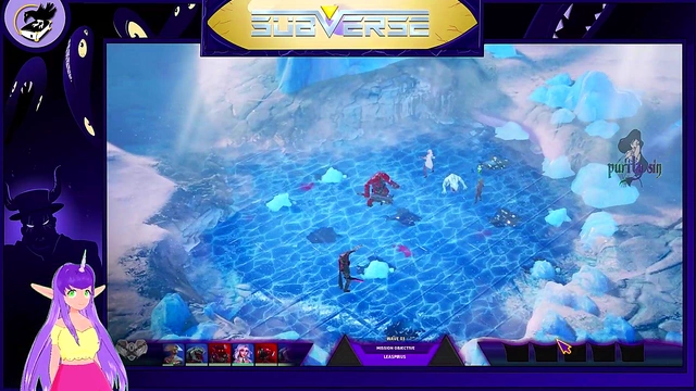 Cute Bunny Babe Gets Naughty in Anime Game Blowjob Scene