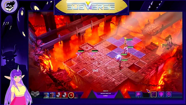 Cute Bunny Babe Gets Naughty in Anime Game Blowjob Scene