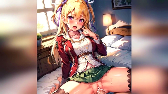 Pink-Haired Virgin Maid Gets Fucked Hard By Big Dick Till She Squirts Everywhere