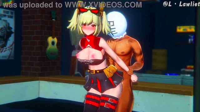 Touhou Girls Sanae and Sakuya's Ecstatic Anime Orgasm Adventure 3D Fantasy