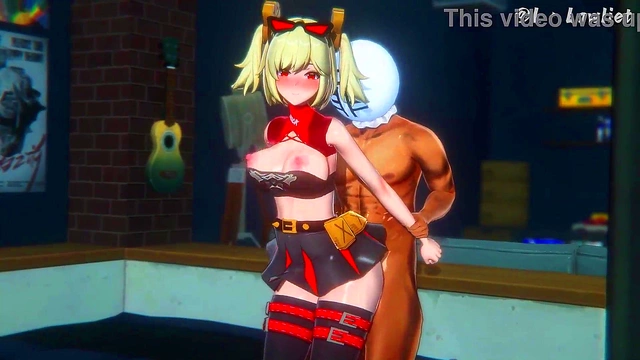 Touhou Girls Sanae and Sakuya's Ecstatic Anime Orgasm Adventure 3D Fantasy