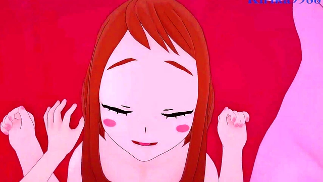 Minato Aqua Swimsuit Dance Leads To Big-Titted Squirt Orgasm And Facial Cumshot