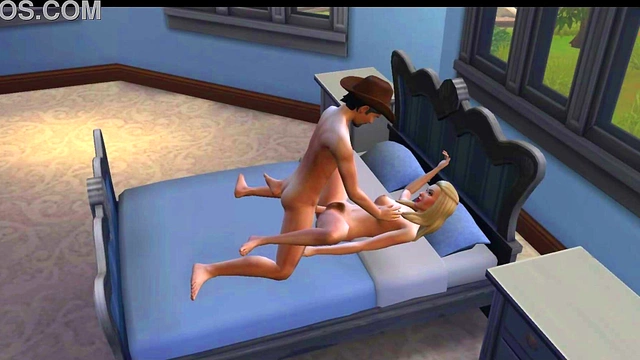 Blonde Anime Babe Gives Oral Sex Outdoors With Big Boobs & Hardcore BlowJob Action