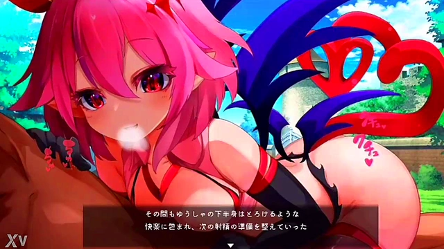 Cute Anime Albedo Gets Naughty Inflation Erotica Action Scene