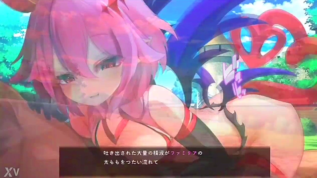 Cute Anime Albedo Gets Naughty Inflation Erotica Action Scene