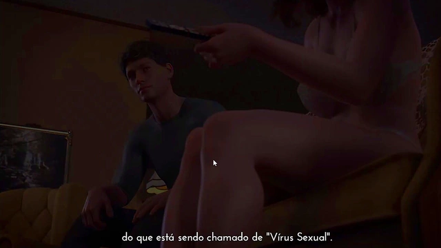 Busty Anime Chick Seduces Player With Her Oppai In School Setting Fantasies