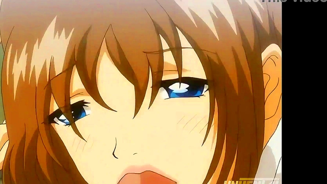 Busty Anime Girlfriend Begging for Big Dick Blowjob and Facial Cream Pie