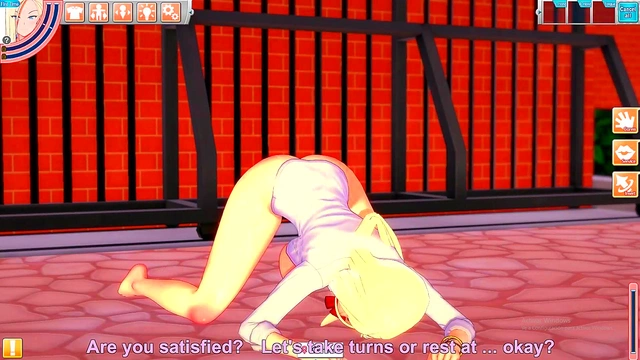 Big-Titted Beauty Fucks Monster for Orgasmic Hentai Lesbian Adventure in Cartoon World