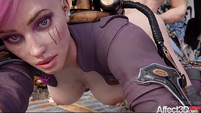 Hentai Game Fantasy Sex Scene Naughty Girl Gets Hardcore Anal & Oral Pleasure