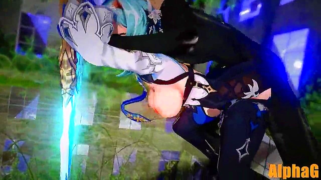 Giant Tits Anime Babe Gets Fucked Hard Then Swallows Cum In 3D Game