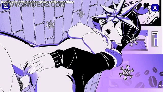 Busty Albedo Engulfs A Cock With Her Hot Throat And Tight Pussy In Anime Style