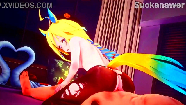 Horny Sarada Trains by Fucking Kaguya & TenTen in Explicit Anime Fantasy Action