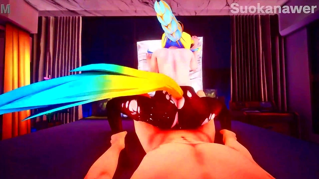 Horny Sarada Trains by Fucking Kaguya & TenTen in Explicit Anime Fantasy Action