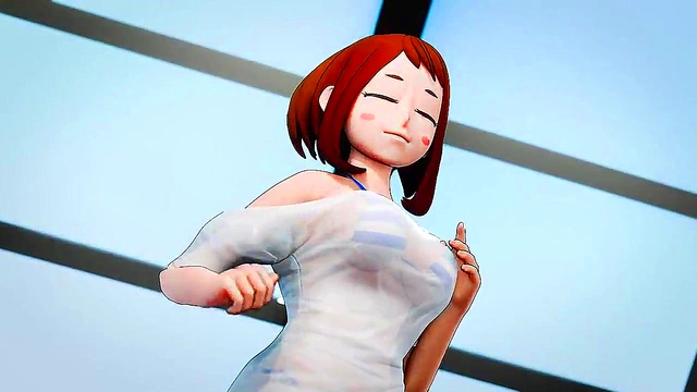 Huge Boobies Anime Babe Gives Perfect Blowjob For Juicy Cumshot Delight