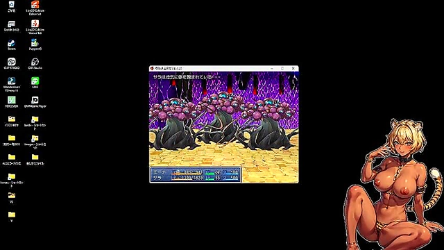 Busty Anime Girl Sucks Dick in Hot Summer Fantasy Uncensored Game Scene