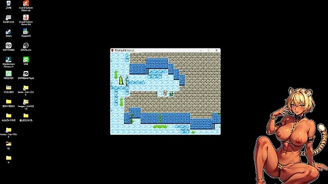 Busty Anime Girl Sucks Dick in Hot Summer Fantasy Uncensored Game Scene